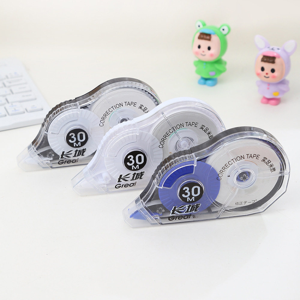 Simple Large Capacity Correction Tape Transparent Student Supplies Correction Tape suit Affordable Strong Adsorption Mute Error Correction Tape