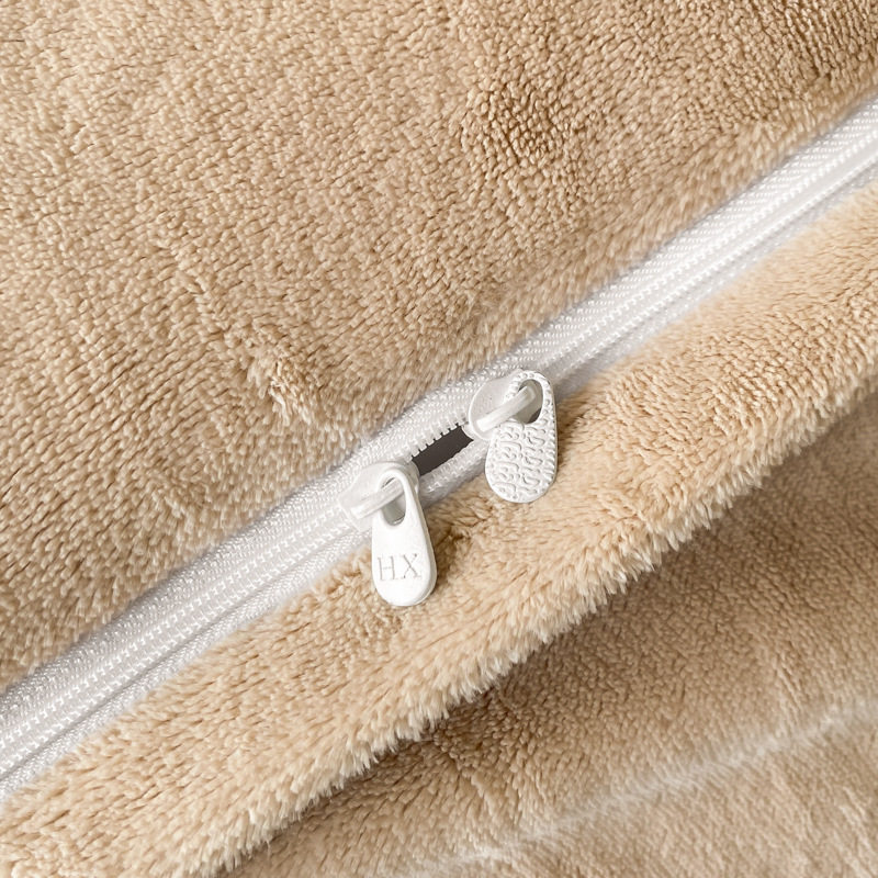 Winter thick milk velvet bed four-piece set 2024 new coral flannel quilt cover bed sheet three-piece set