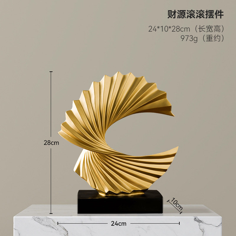 新中式高档酒柜装饰品餐边柜摆件客厅创意家居饰品室内软装装饰