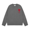 Dark gray red heart