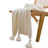 ins Style Internet Celebrity Same Style Handmade Blanket Casual Lunch Break Office Tassel Sofa Blanket Simple Bed Flag Bed End Blanket