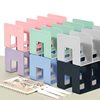 Transparent book stand acrylic children's book stand desktop bookshelf partition board book table desk shelf table