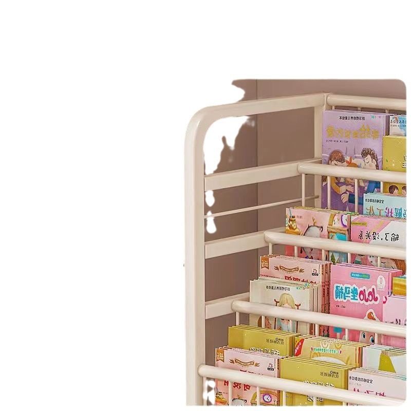 Children's Bookshelf Home Reading Area Picture Book Rack Multi-Layer Toy Storage Rack Storage Rack Floor-Standing Baby Simple Bookcase