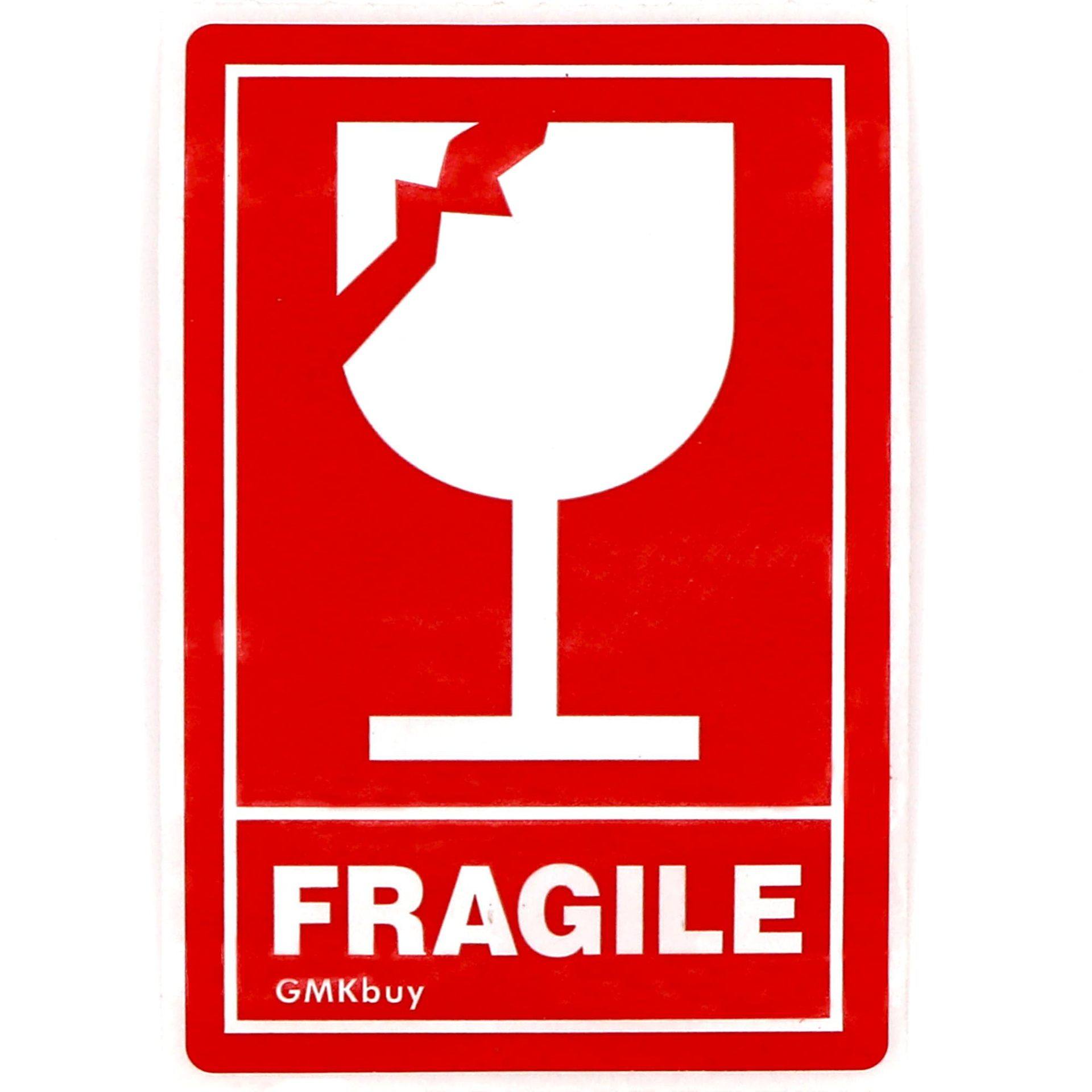 Amazon eBay cross-border hot selling products 3 x 2 inches-100 glass design fragile sticker roll