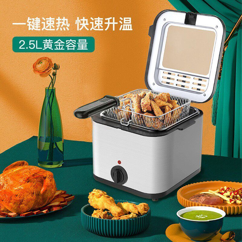 Cross-border ไฟฟ้า Fryer ในครัวเรือน Multi-Function สมาร์ทใน...