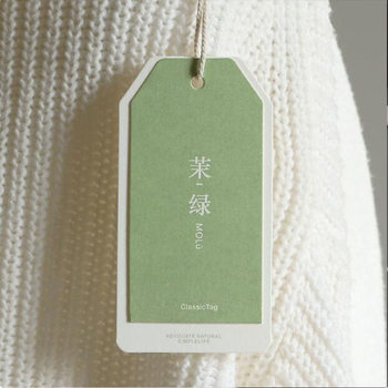 Source Manufacturer Custom Special Paper Clothing Tags, Certificate of Conformity, High-End Women's Clothing, Trendy Clothing Store Price Tags