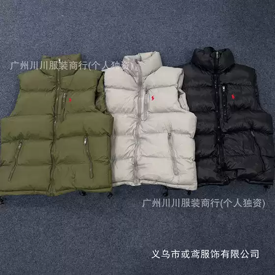 23Ss Correct Polo Ralph Rl Water-Resistant Cotton Vest Men's Couple Vest Wholesale from Putian