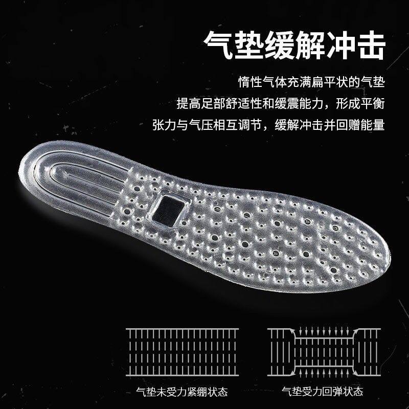Air Cushion Insole Tpu Inflatable Insole Men's and Women's Air Cushion Shock-Absorbing Full-Length Military Training Insole Men's and Women's Sports Insole