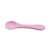 Silicone Spoon for Children, Multi-Color Training Spoon, Short Handle Baby Spoon, Infant Feeding Tableware, Complementary Food Spoon, in Stock, New Color for Feeding