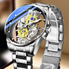 Trager's new double-sided hollow full automatic non-mechanical core tourbillon watch men's cross-border tremolo generation