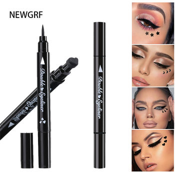 Newgrf Cross-Border Makeup Double-Ended Seal Eyeliner Moon Heart Liquid Eyeliner Quick-Drying Waterproof Non-Smudge Wholesale