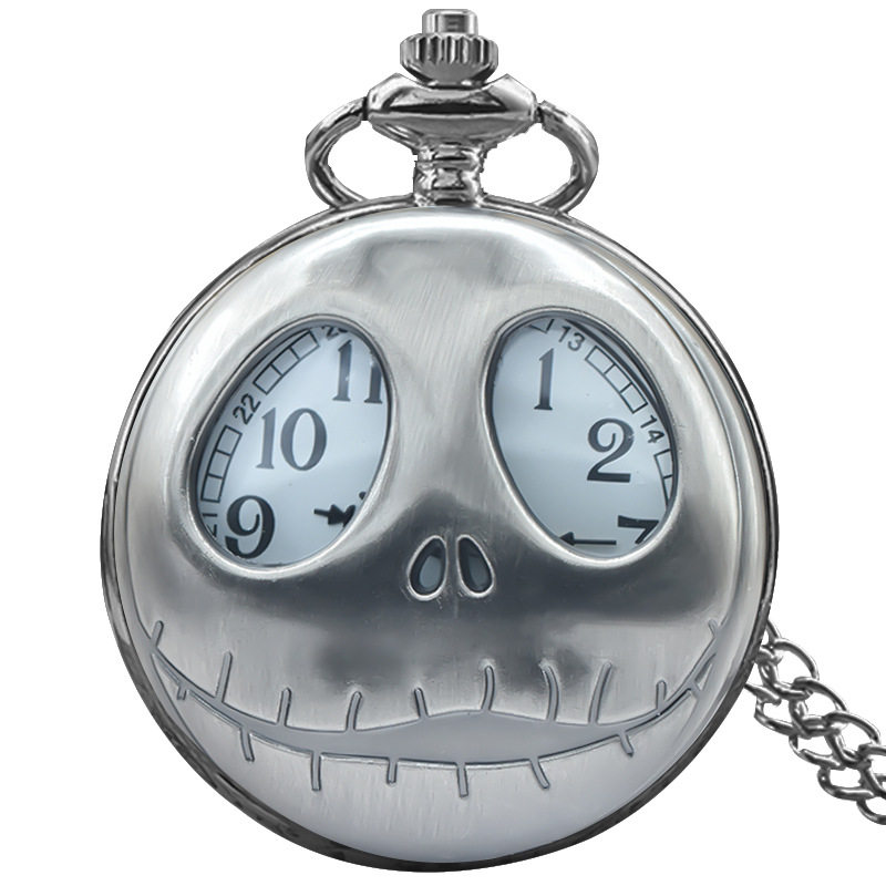 镂空时尚复古石英表个性潮流大号项链怀表厂家批发怀旧手表