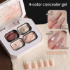 Nail art concealer clap glue 2025 new mask swim offline blush gradient vignette high saturation solid painted armor