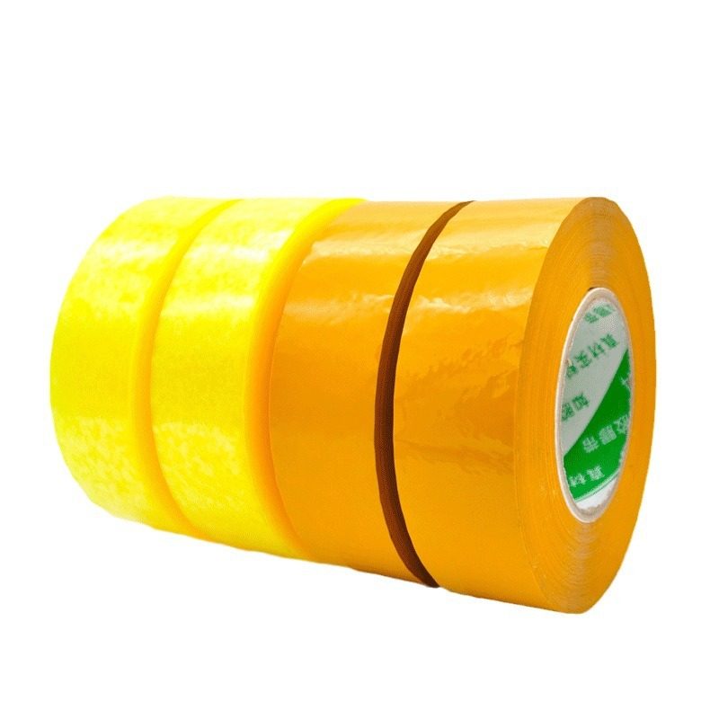Large roll transparent tape sealing box wide tape beige express packing tape high adhesive household wrapping paper sealing film