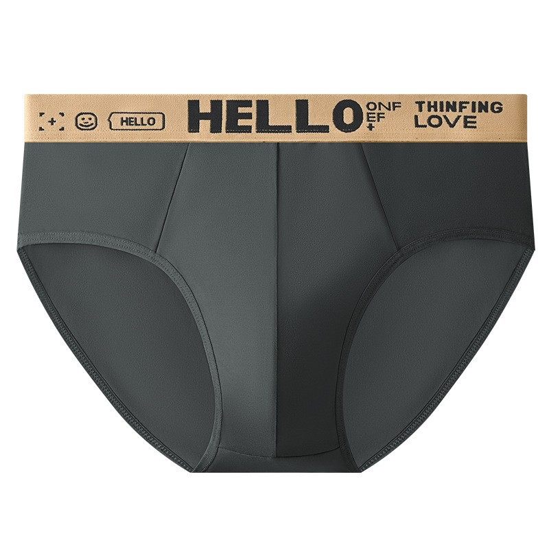 Cross-Border Popular Hello Briefs for Teenagers, Personalized Triangle Shorts, Comfortable and Breathable