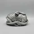 Snake-shaped jewelry box & ashtray combo - dimensions: 11*7*7cm