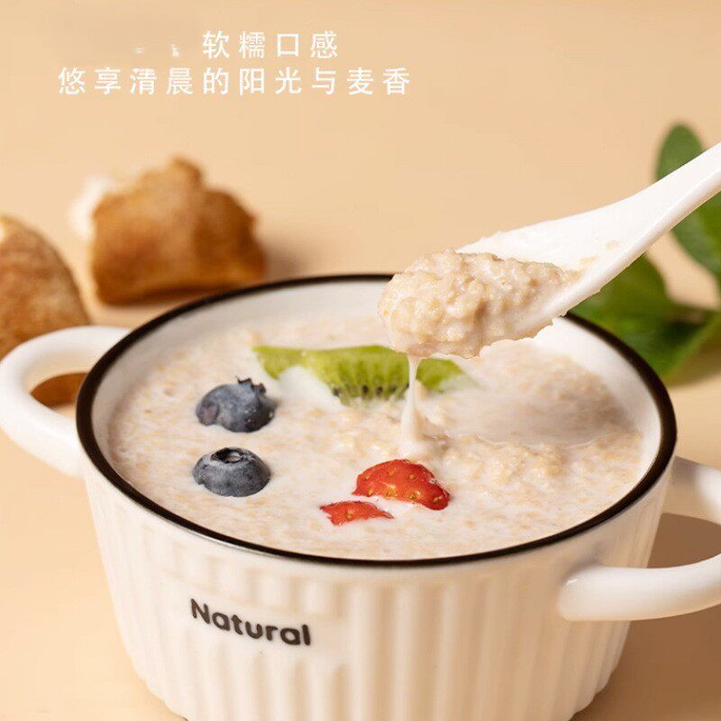 Source manufacturers wholesale Hericium erinaceus milk oatmeal 500g nutritious breakfast meal replacement powder to drink milk oatmeal replacement