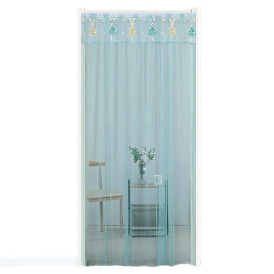 Single-Layer Anti-Mosquito and Anti-Fly Popular Home Bedroom and Living Room Partition Curtain Self-Adhesive Velcro Door Curtain Without Punching Door Curtain