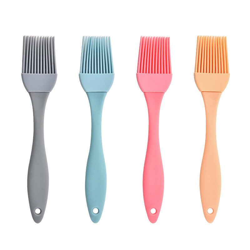 Household Food Grade Silicone Oil Brush Split Barbecue Brush Household Baking Tools High Temperature Resistant Pancake Brush Oil Brush