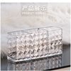 Makeup Brush Storage Box Desktop Dressing Table Brush Holder Large Capacity Eyebrow Pen Bucket Lipstick Transparent Cosmetic Storage Rack