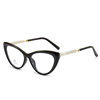 New 8341 elastic glasses leg frame round unisex TR90 frame plain glasses anti-blue light glasses plain glasses