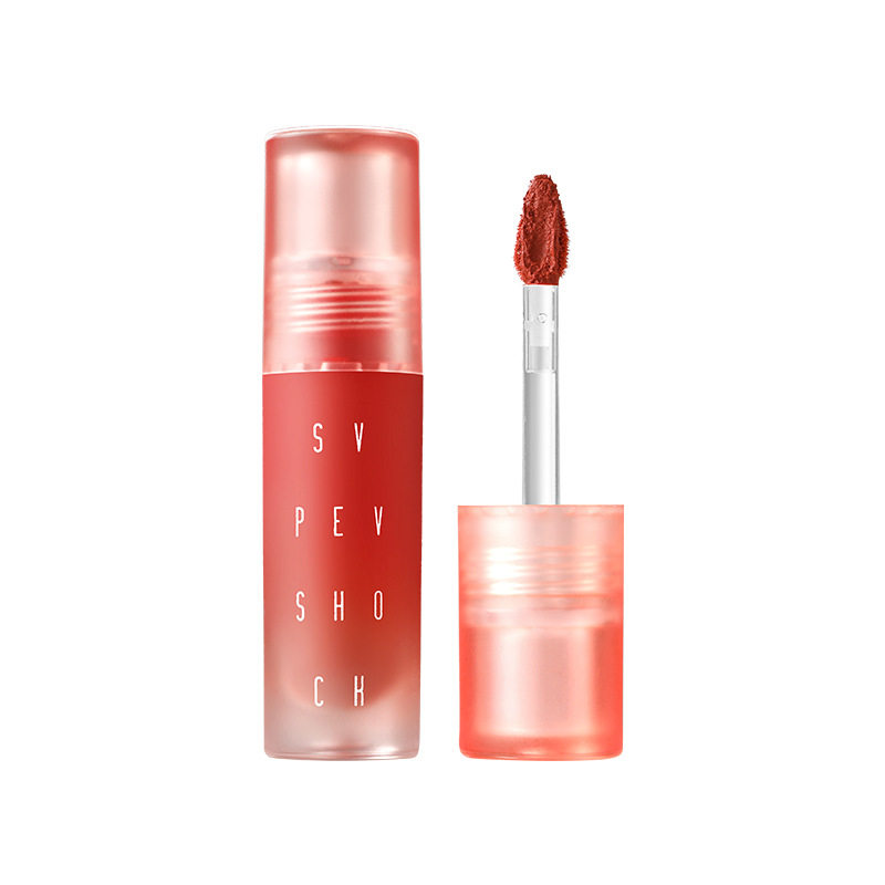 Zibo Cai Small Fat Bottle Lip Gloss Lipstick Lip Mud Solid Color Matte Not Easy to Fade Affordable Student Whitening Lip Glaze