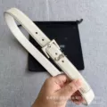 3.0 White Silver Buckle