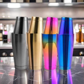 304 Stainless Steel Boston Wine Mixer Shaker American Wine Mixer Wine Mixer Wine Mixer Snow Cup Drink Tool