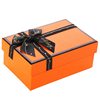 Factory wholesale orange in stock gift box lid large gift box Valentine's Day hand gift box jewelry box