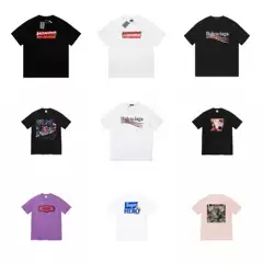 Authentic Version Classic Tiffany Logo Milan Los Angeles Chicago Short Sleeve T-Shirt Men Women Tee