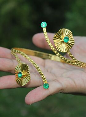 复古蛇形手镯合金缠绕臂环欧美热卖中古戒指