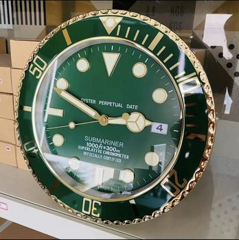 Hot-Selling Fashion Wall Clock Direct from the Manufacturer 14inch Metal Case Diver's Watch Wall Clock
