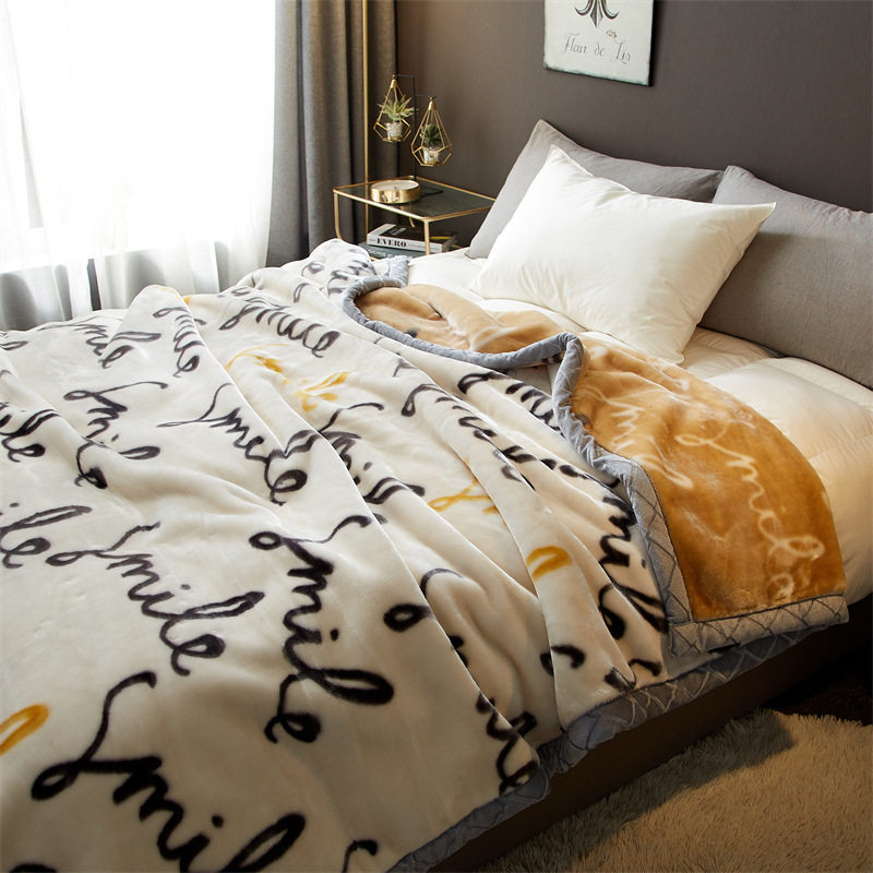 Raschel Blanket Winter Thickeneded Velvet Nap Blanket Bed Sheets Single Dormitory Student Coral Flannel Quilt