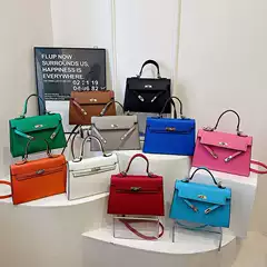 Cross border popular Kelly bag 2025 new fashionable and versatile hand-held shoulder bag, high-quality casual crossbody bag Bags