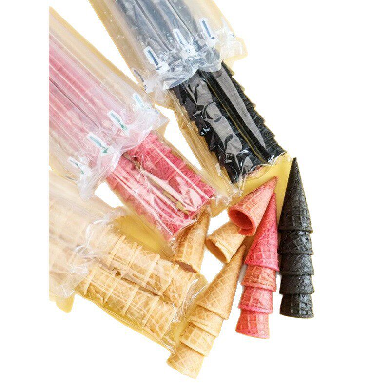 Ice Cream Crispy Cone Mini Egg Cone Cake Decoration Crispy Cone Soft Ice Dessert Commercial DIY Egg Tray