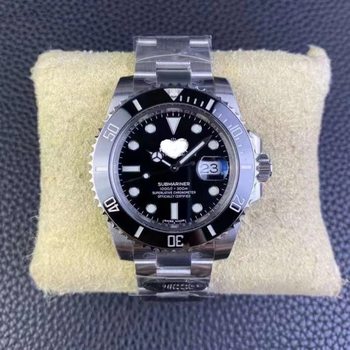 Foreign trade black water ghost watch men's watch automatic mechanical watch green water ghost watch men's fine steel band leisure waterproof wrist watch