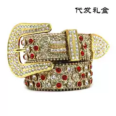 Guangzhou belt new belt men handmade personality fashion trend hip-hop punk wind belt a generation of hair