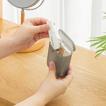 Portable mobile phone data cable storage box earphone charger storage box with lid drawer jewelry sundries organizing box