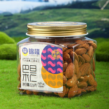 Large-Sized Original Almonds 326g Almond Kernels Dried Fruit Baked Nuts Roasted Snacks Wholesale