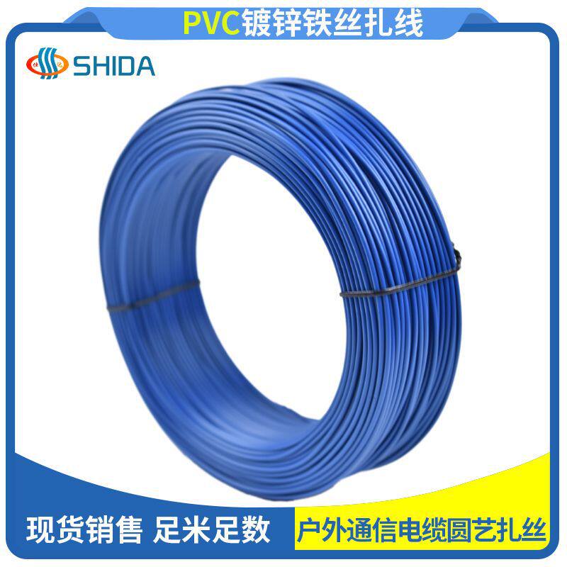 Ready-Made Plastic-Coated Wire Galvanized Iron Wire Plastic-Coated Wire and Cable Gardening Craft Gifts Toys Binding Wire Wholesale
