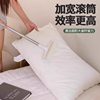 Lint Roller with Long Handle for Removing Hair from Bed and Floor, Hair Cleaning Felt Roller with Tearable Paper