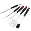 Amazon Hot Sale Stainless Steel BBQ Tools Set Home Outdoor BBQ Tools Combination PP Handle Baking Tool