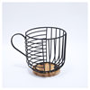 Desktop Coffee Capsule Storage Rack Storage Basket Iron Storage Basket Portable Dormitory Kitchen Fruit Storage Rack