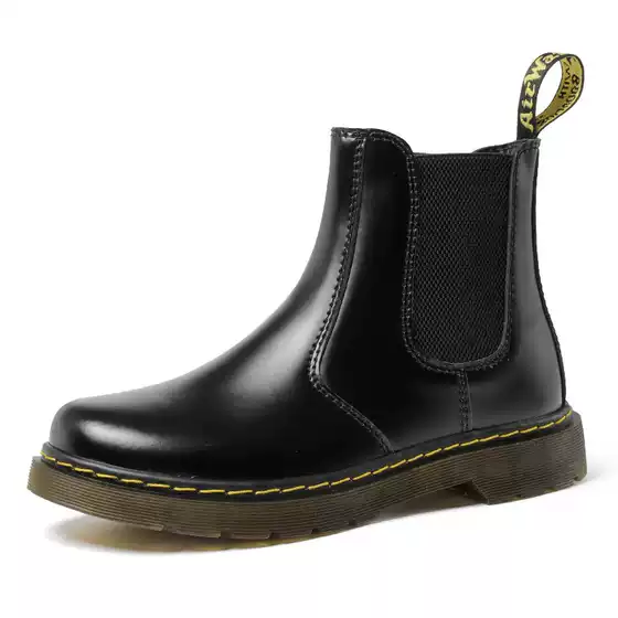 Cross-border 2976 Chelsea Boots Women's Genuine Leather Lovers Martin Boots Men's British Short Boots Men's and Women's Casual Large Size Leather Shoes