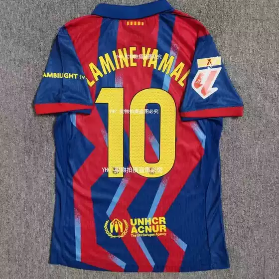 2526 Real Madrid Barcelona Liverpool No. 10 Yamar No. 10 Mbappe No. 7 Wielitz Player Version Football Jersey