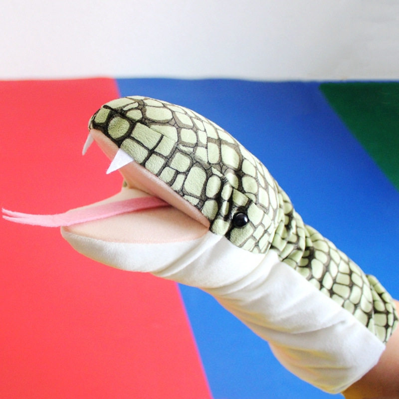 可张嘴卡通动物毛绒手偶亲子玩具嘴巴能动 多种款式 跨境现货混批