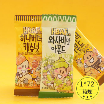 Korean Imported Snacks Honey Butter Cashew Almonds Almond Nuts Tom's Farm Bafei