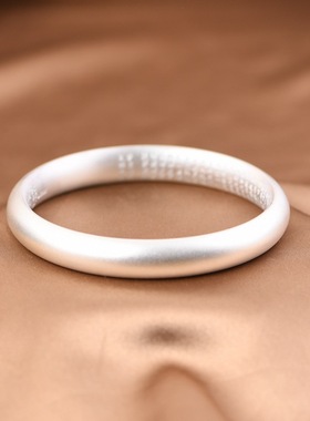 银手镯足银物美价廉简约百搭时尚