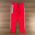 Red sweatpants