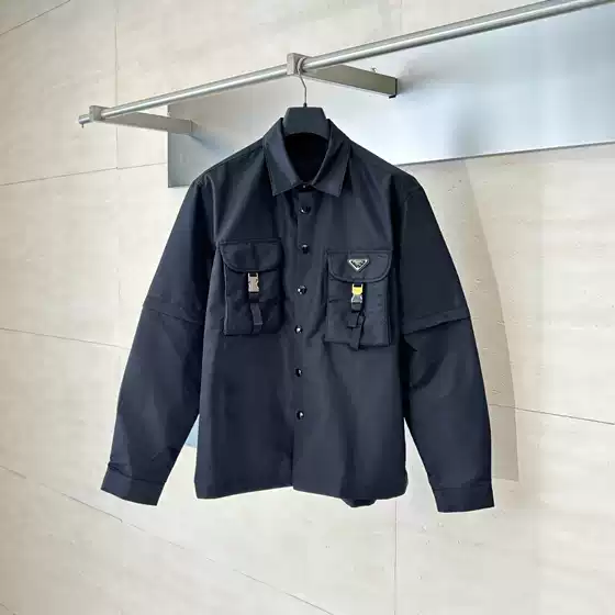 Correct Version Nanyou P Home 25S Autumn and Winter Metal Triangle Bermuda Nylon Work Jacket Jacket for Men and Women